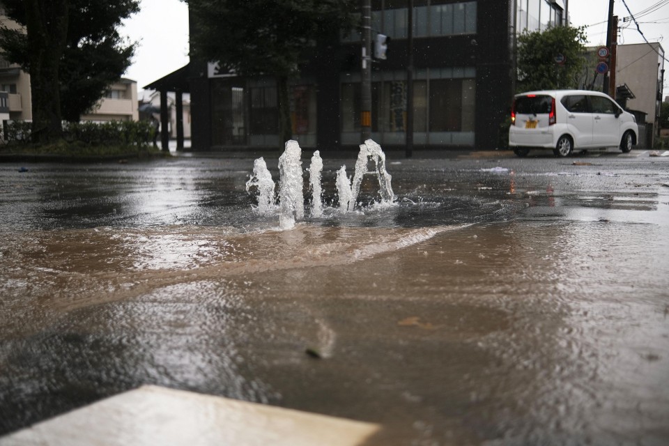 京都府で時速約90mmの大雨短時間の大雨情報を記録